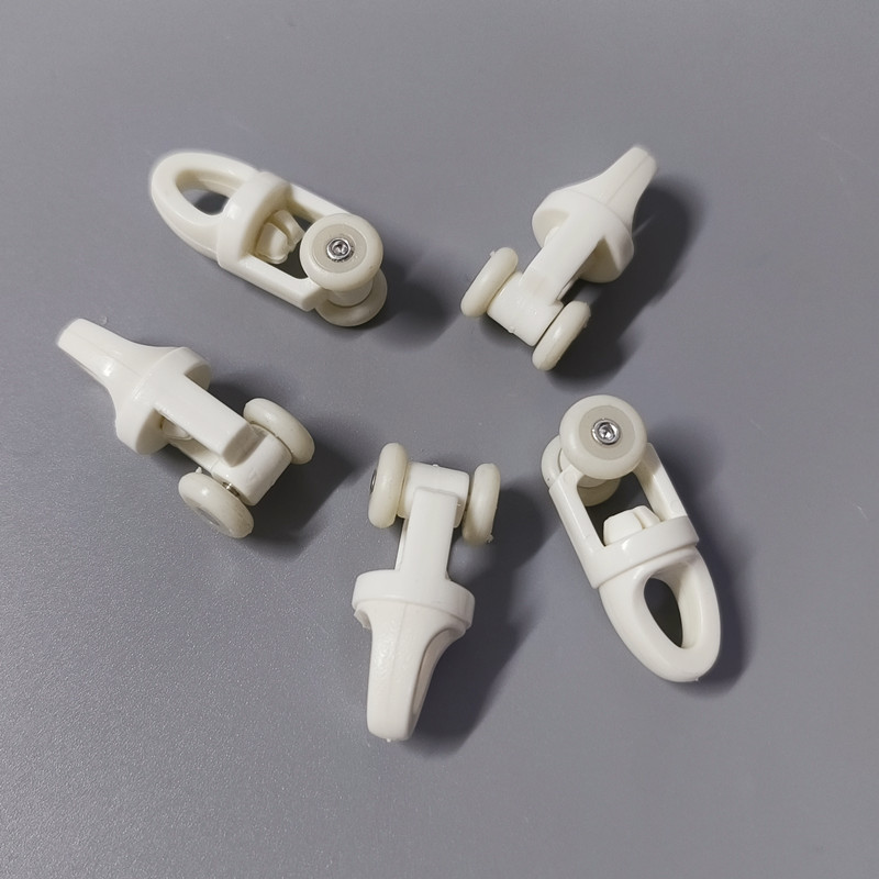 加厚窗帘轨道滑轮2轮套轮吊轮