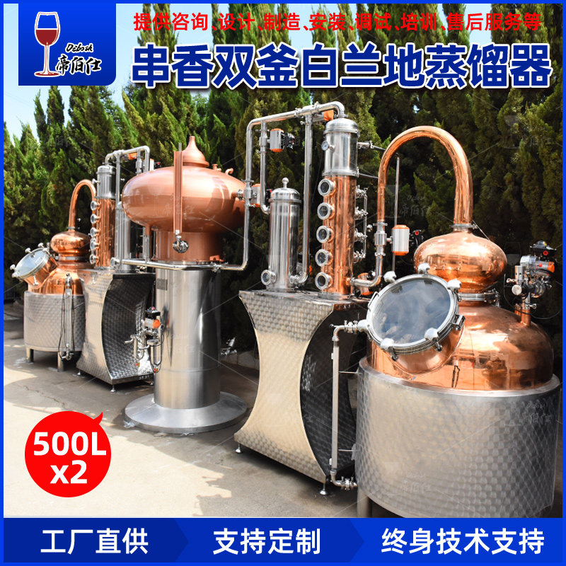 帝伯仕全自动蒸馏器双釜葫塔