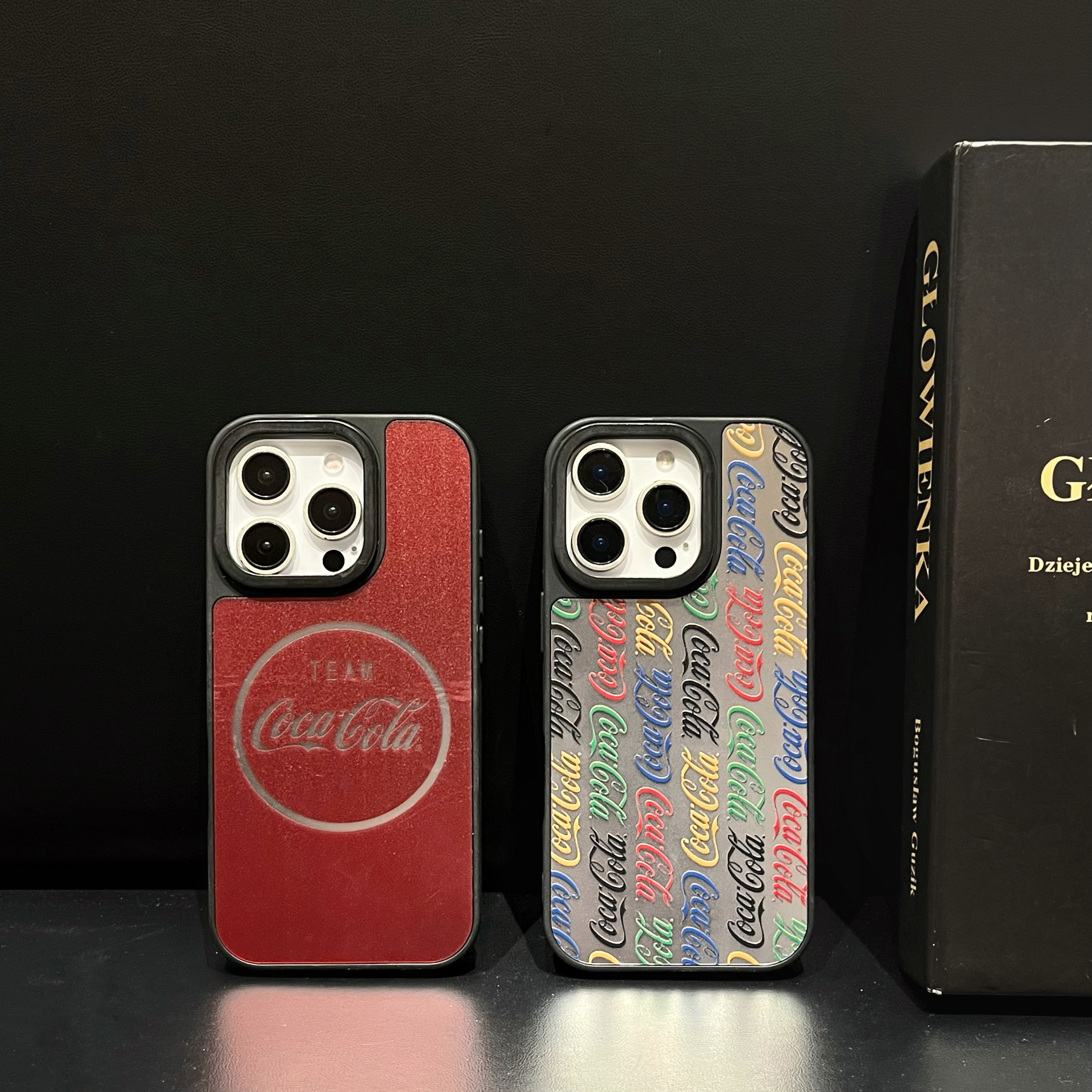 可口可乐CASETi苹果手机壳电镀磁吸镜面iPhone16适用15ProMax可爱卡通联名14plus卡包支架13防摔保