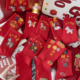 无骨马年红袜子男女本命年长筒袜属马新年大红棉袜中筒袜卡通喜庆