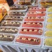 长方形草莓烘焙包装 盒奥利奥魔法棒吸塑盒长条泡芙寿司蛋糕卷包装