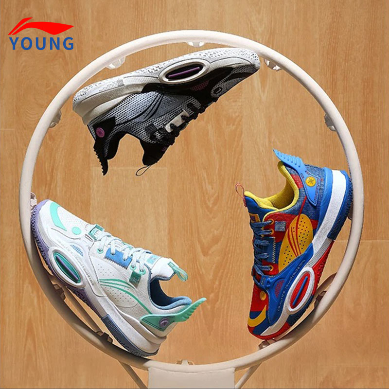 中国李宁夏款童鞋ALLCITY10全城10青少年版减震儿童篮球鞋YKBS024