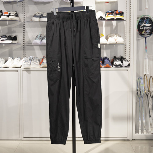 李宁束脚男子速干运动裤