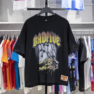 李宁T恤2024夏季 反伍BADFIVE男子宽松短袖 文化衫 AHSU417 新品