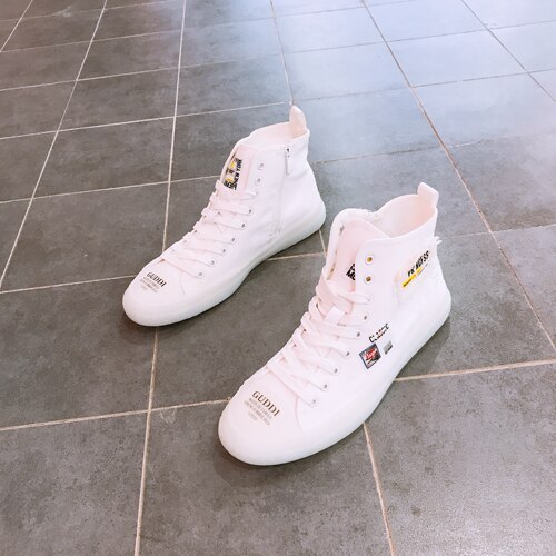 韩版夏季男鞋休闲帆布透气小白鞋