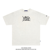 国潮牌字母短袖 T恤男女夏季 情侣美式 亿万少年BUFU美式 半袖 上衣tee