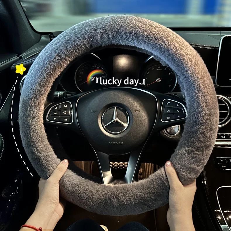 冬季保暖松紧弹力毛绒方向盘套新款汽车把套冬季无内圈方向盘罩,汽车用品/电子/清洗/改装,方向盘套,淘宝优惠券,粉丝福利购,淘宝优惠卷