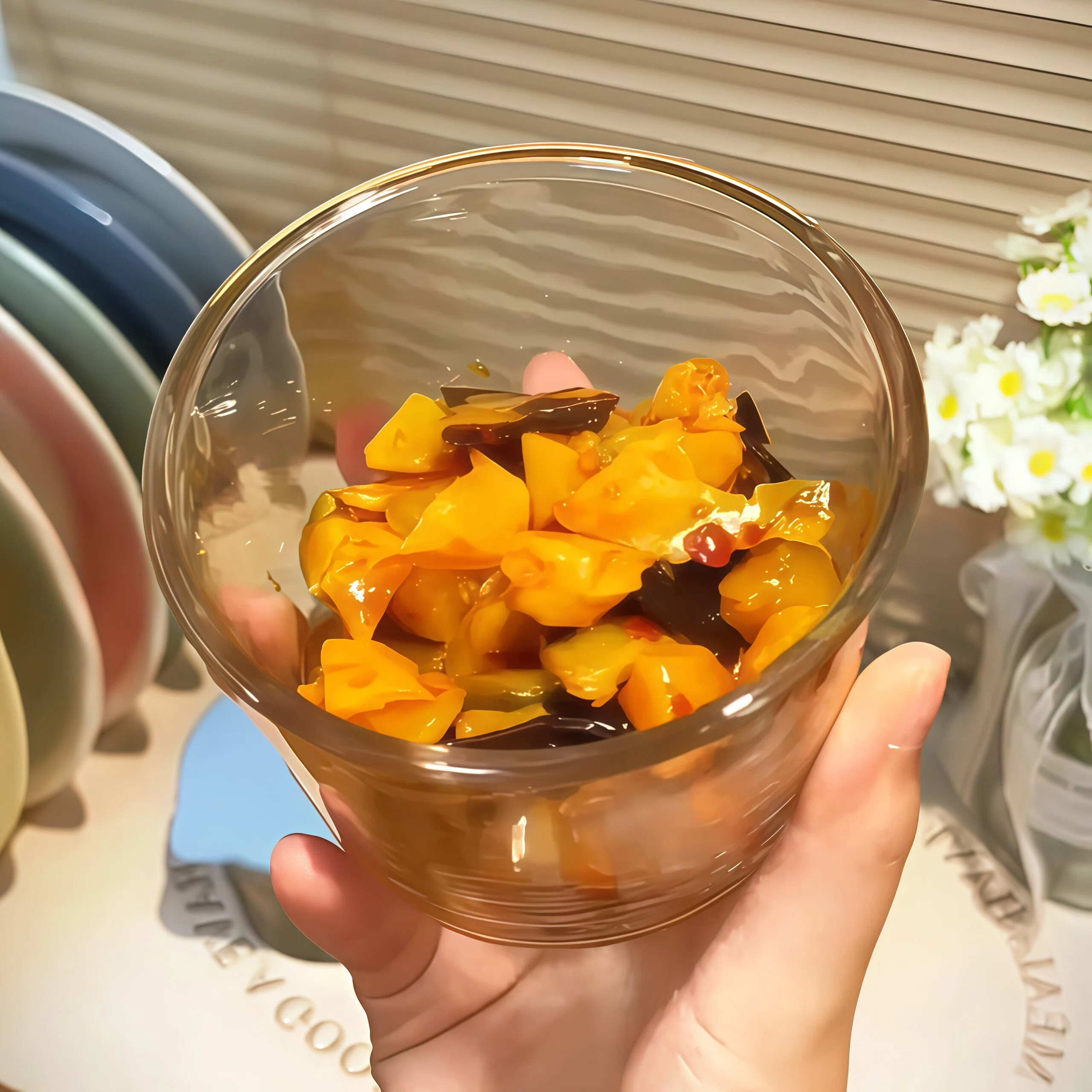 食品级腌制冰箱专用玻璃保鲜收纳盒迷你咸菜储存小罐子泡菜小碗