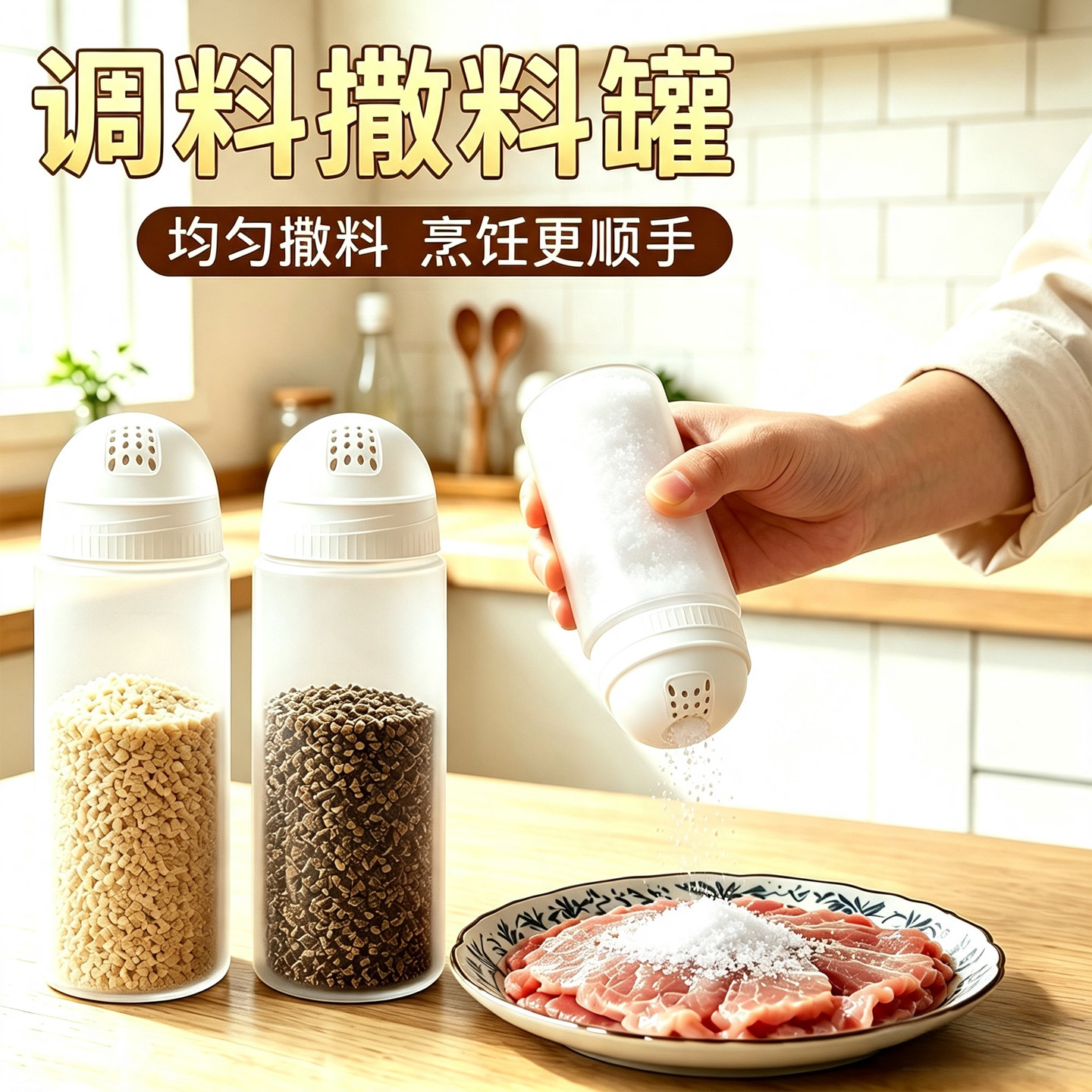 塑料调味瓶罐撒料瓶撒盐罐调料盒