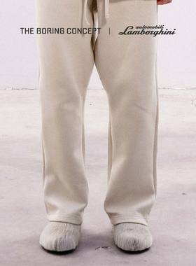 THE BORING CONCEPT TBC｜兰博基尼男女运动休闲刺绣抽绳宽松卫裤