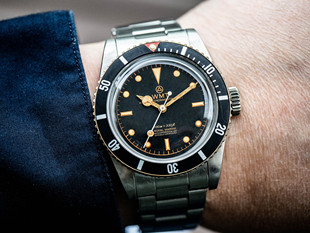 Watch Bezel Sea Brass 复古做旧氧化黄铜边圈机械手表 Diver WMT