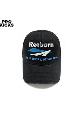 False perception 24ss 潮流帽子刺绣水洗手工做旧磨损遮阳鸭舌帽