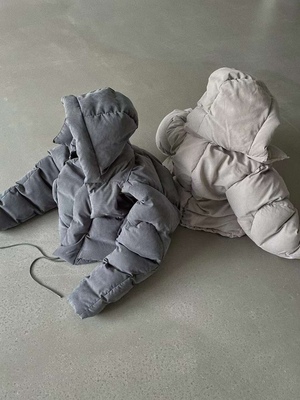 Epide潮流洗水做旧短羽绒棉服