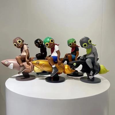 Hebru Brantley flyboy火箭小飞侠潮玩手办桌面装饰客厅房间摆件