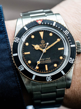 WMT Watch Sea Diver – Brass Bezel重度做旧氧化黄铜圈自动手表