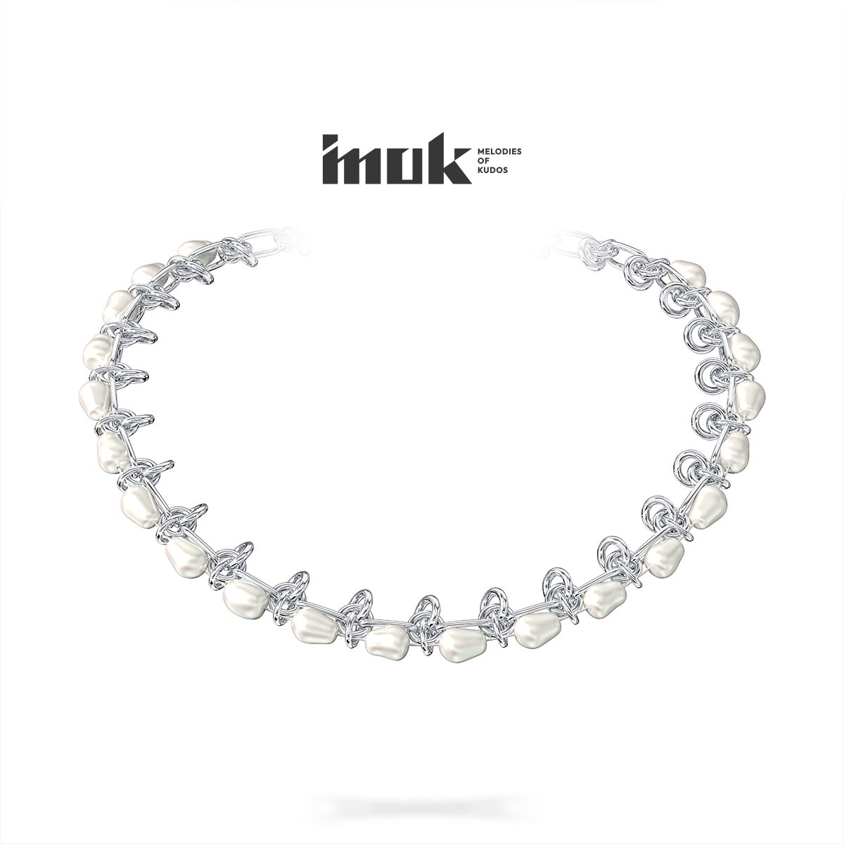 iMOK珍珠珍珠与荆棘男女项链