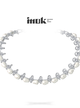 iMOK珍珠珍珠与荆棘男女项链