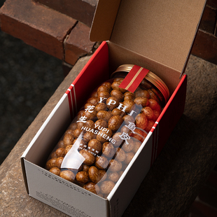 新四海京菓鱼皮花生罐装脆皮花生米厦门特产办公室怀旧休闲小零食