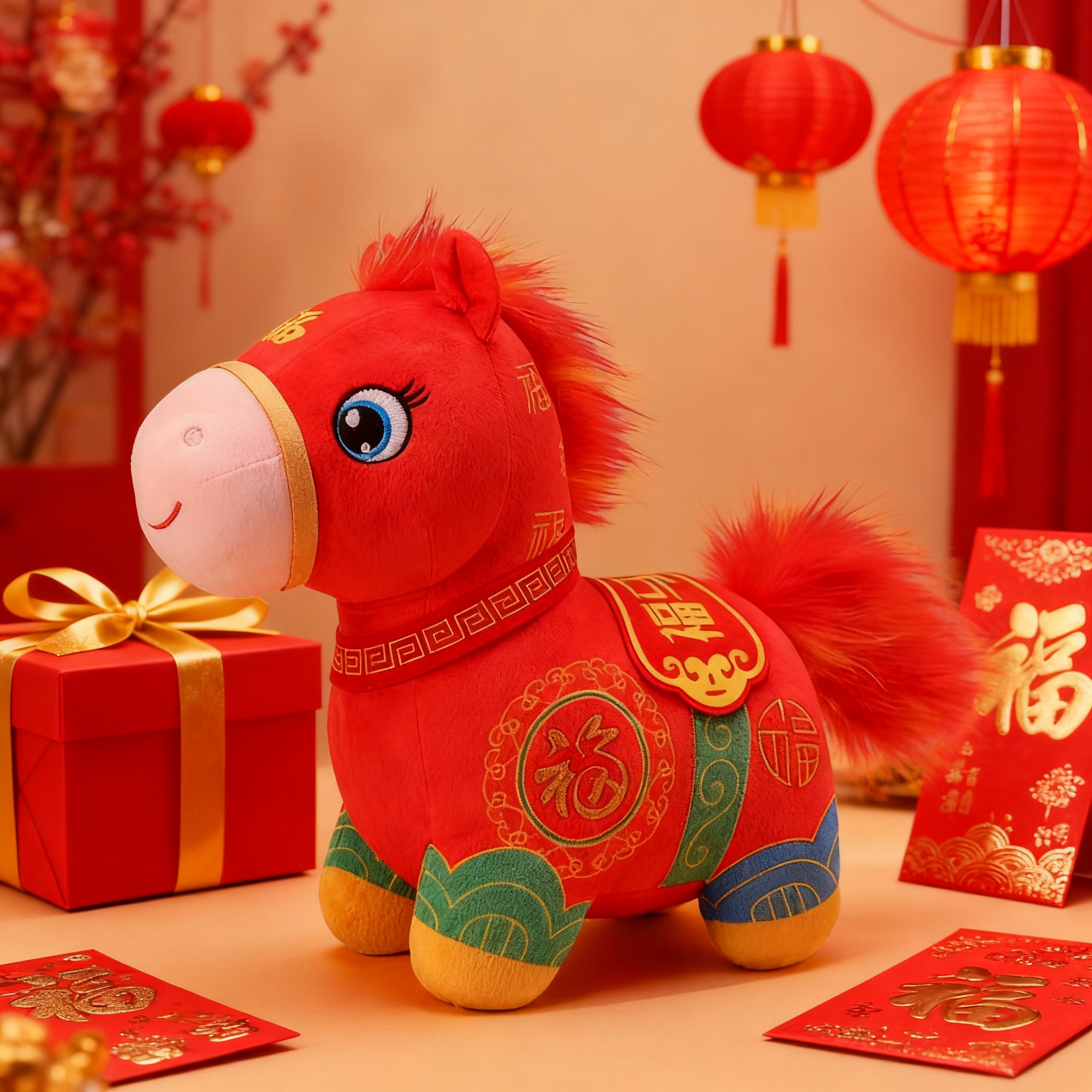 【原创】马年吉祥物公仔玩偶