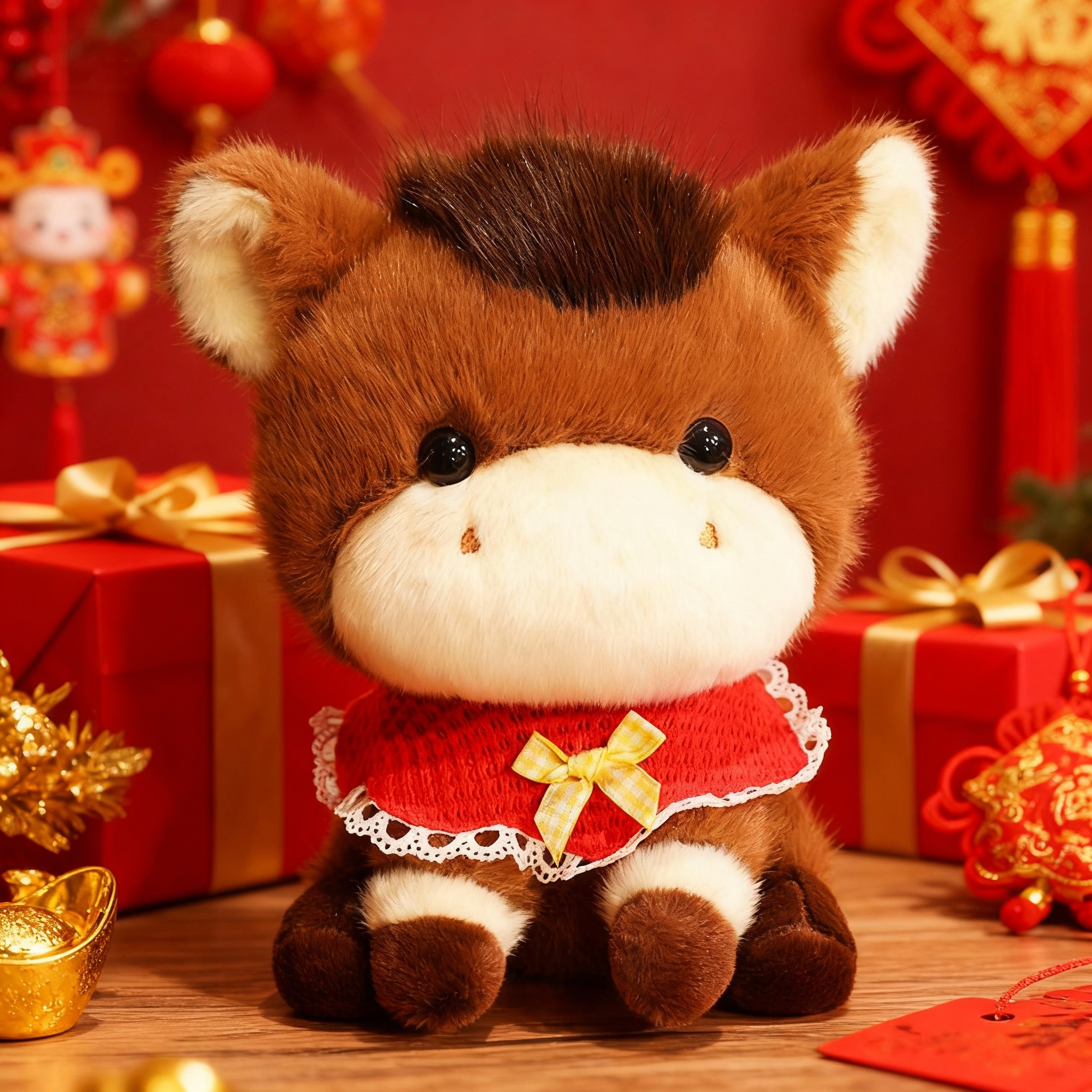 MICCIDAN可爱小马玩偶公仔