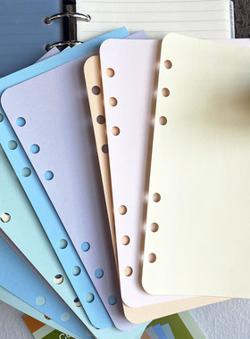 日本Franklin planner淡彩纸质索引分隔页A6Personal和FC尺寸适用