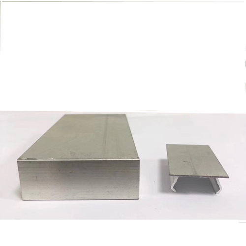 现货供应铝方管封盖 吊顶方面封堵头 U型方通堵头 铝方通扁管堵头