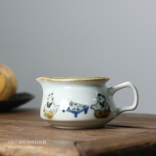 中式复古功夫杯青花瓷功夫茶具