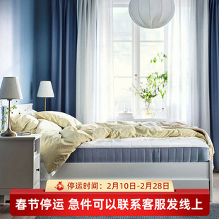 宜家国内代购韦斯特吕伊袋装单人弹簧床垫单人双人租房家用床垫