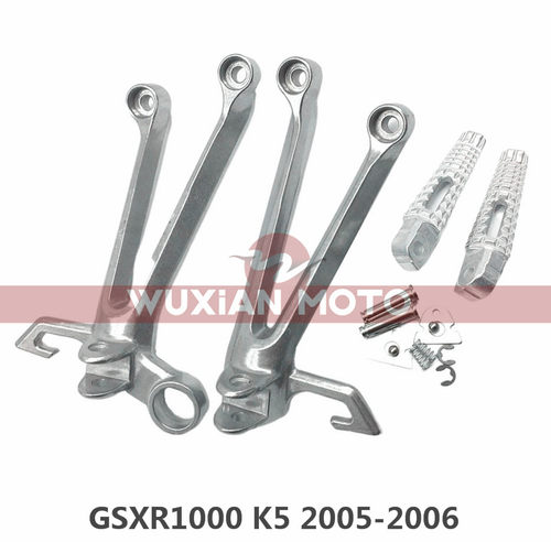适用于铃木GSXR1000 K5 2005-2006年后脚蹬三角支架后脚踏架总成