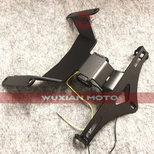 适用于CB650R CBR650R改装摩托车后尾短尾车牌架短牌支架后牌照架