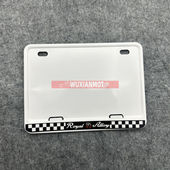 GP250改装 适英国RA GT150 Alloy 摩托车后牌照框通用车牌架 Royal