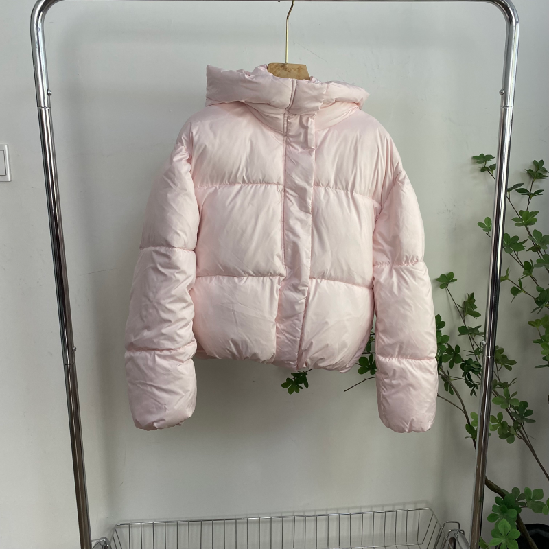 EE3684任3件包邮外贸欧美女生棉衣冬季新款立领连帽宽松短款棉服