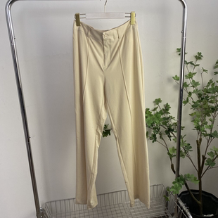 通勤风纯色宽松显瘦休闲裤 Y3272任3件 新款 外贸日单女士直筒裤 包邮