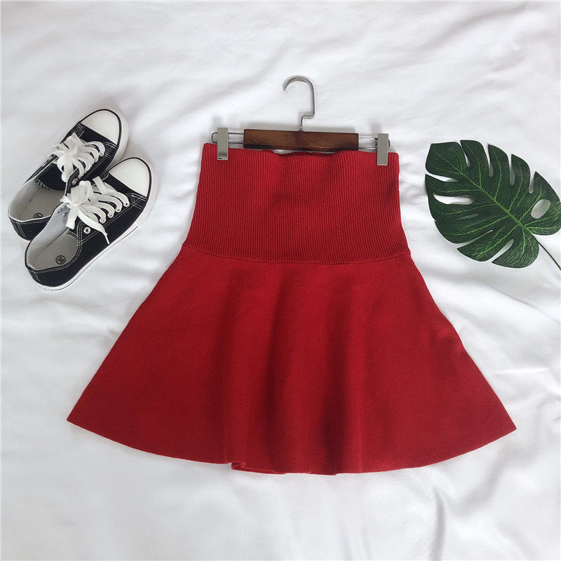 Pleated skirts women 2019 new pattern gules skirt Pompous skirt Umbrella skirt Paige knitting Backing skirt skirtin the Women's clothing/Boutique , Skirts  category - from Buy2taobao.com to provide professional Taobao agent buy service