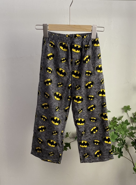PK785任3件包邮外贸日单儿童家居裤新款松紧腰卡通印花男童睡裤