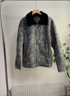 A6359任3件包邮外贸欧美单女士鸡皮绒外套秋冬新款翻领加厚上衣