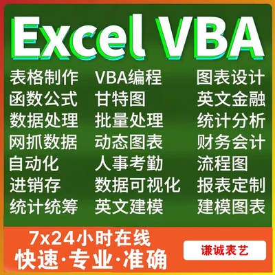 excel表格制作数据处理统计wps在线多维表函数公式VBA宏编程设计
