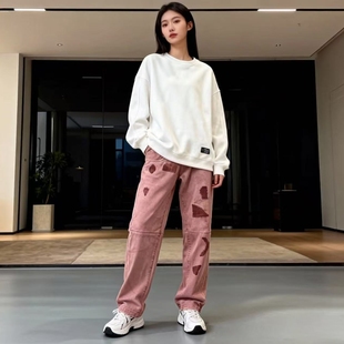 厚男裤 立体多口袋宽松复古直筒潮流街头脏洗休闲裤 裤 G家男女工装