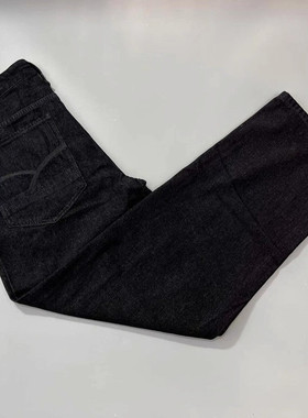 ABLE JEANS男牛仔裤25秋冬新款黑色立体宽松直筒复古潮流长裤男裤