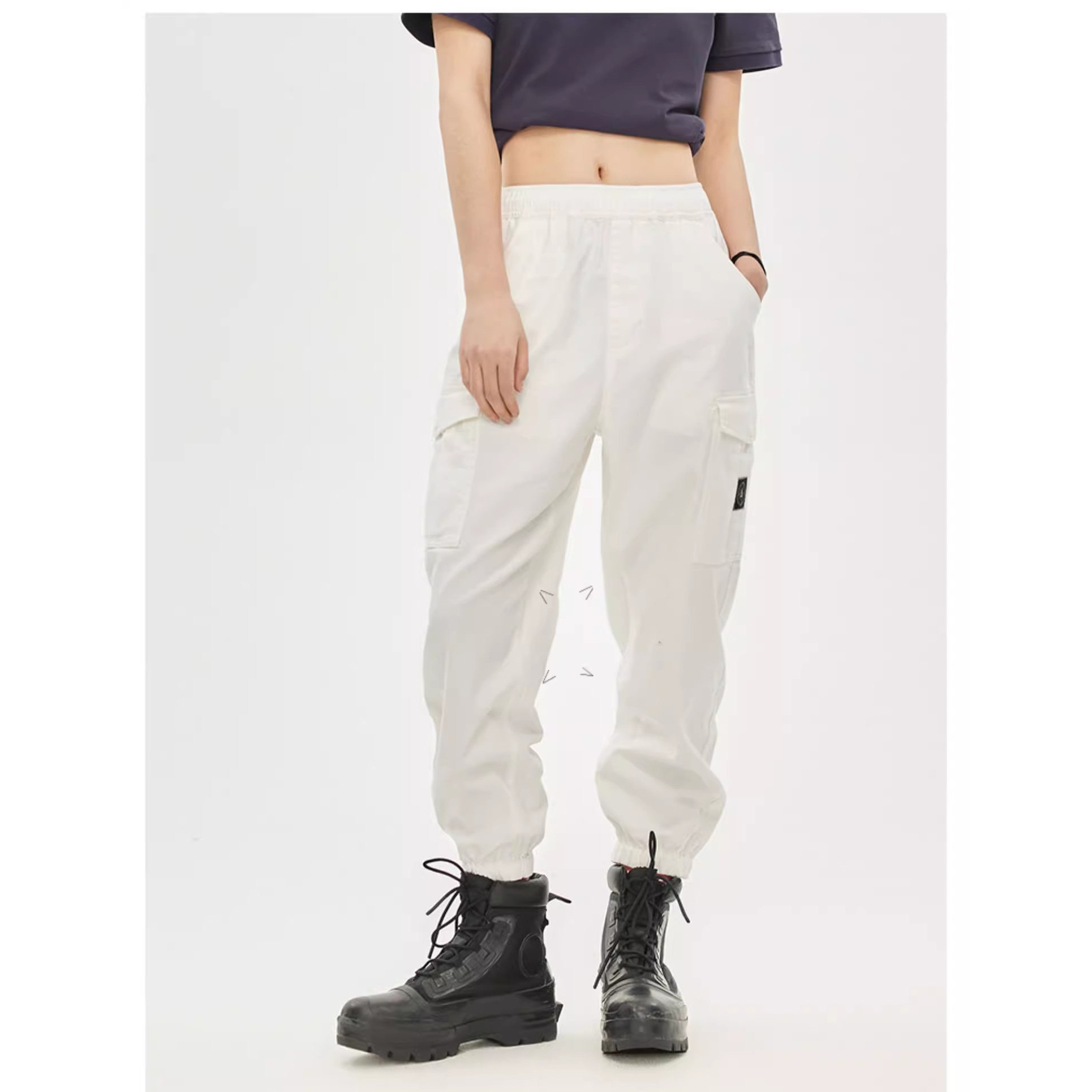 ABLEJEANS多口袋工装休闲机能裤
