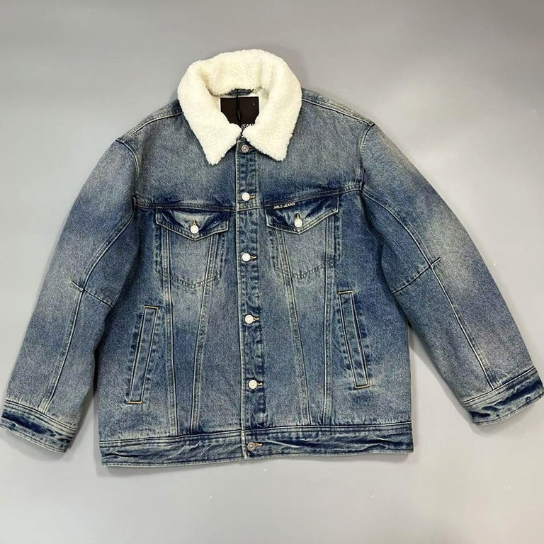 ABLE JEANS冬季新款男士防寒保暖工装灰牛牛仔外套羊羔绒棉衣棉服,男装,棉衣,淘宝优惠券,粉丝福利购,淘宝优惠卷