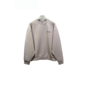 ABLE JEANS男女卫衣立体圆领复古宽松太空棉休闲外套上衣