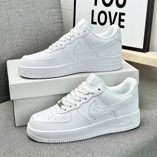 莆田官网正品aj男鞋空军一号纯白小白鞋af1低帮休闲板鞋运动女鞋