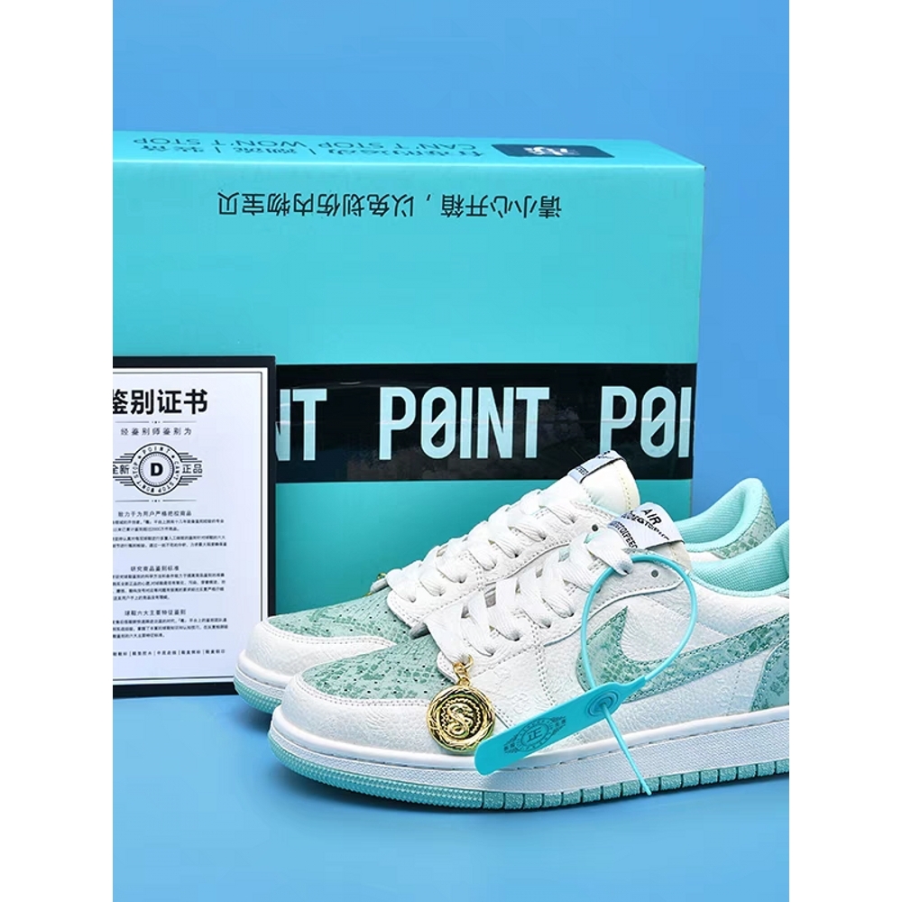 莆田情侣AJ板鞋dunk蛇年限定黑白熊猫男鞋联名空军一号低帮鞋女鞋