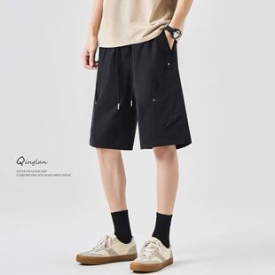 男装|高定男士五分裤2026年夏季新款薄款休闲裤百搭简约潮流短裤