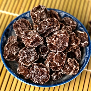 九制话梅蜜饯杭州塘栖久制老话梅津盐酸甜话梅干罐装话梅肉果脯