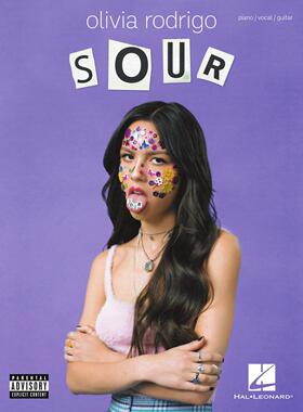 奥利维亚 Olivia Rodrigo Sour 实体钢琴谱 带歌词 带吉他和弦谱