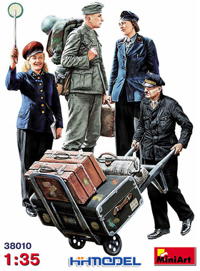 恒辉模型 MiniArt 38010 1/35 火车站工作人员 1930-40年代