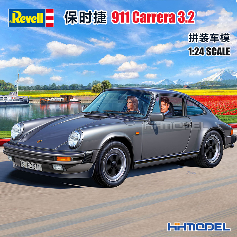 REVELL拼装车模1/24保时捷911
