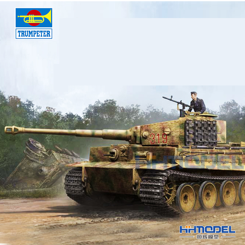 小号手虎式重型坦克拼装模型